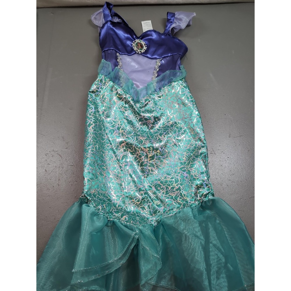Disney Ariel The Little Mermaid Costume Dress Girls 4-6X Jakks Pacific Purple
